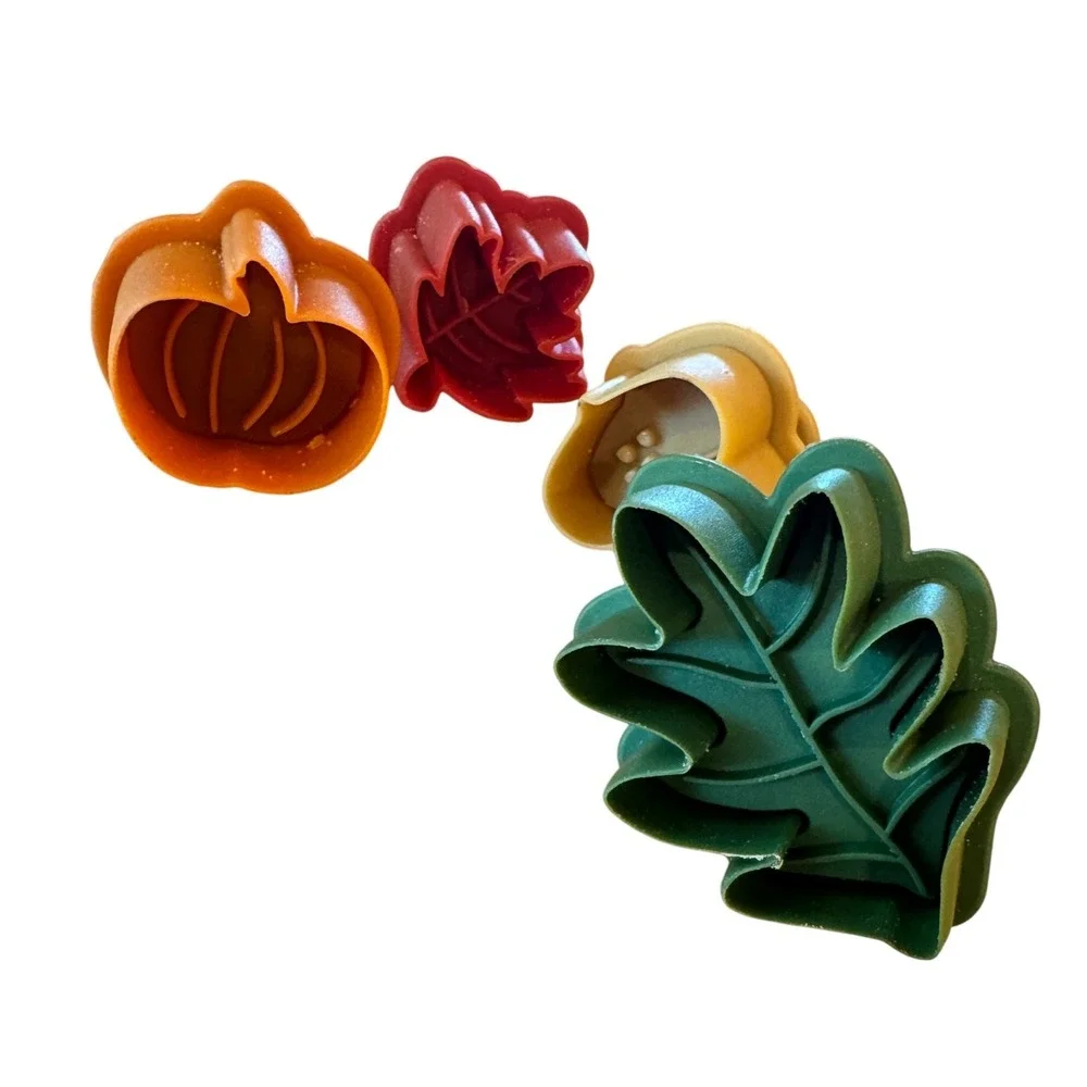 Cookie Presses‎ 4 Vintage Fall Themed utensil retro seasonal autumn baking